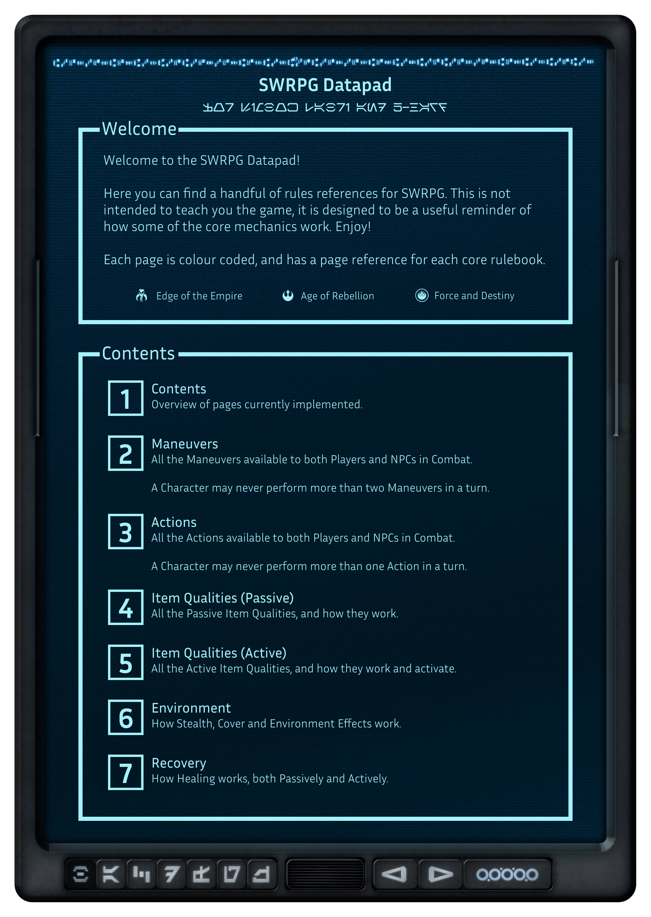 Combat Actions